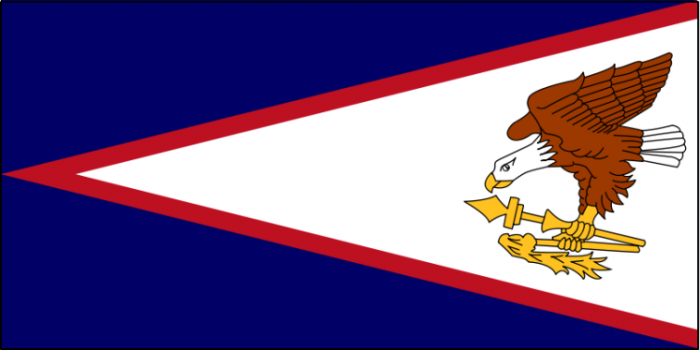 Samoa American Courtesy Flag