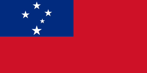 Samoa Western Courtesy Flag
