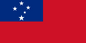 Samoa Western Courtesy Flag