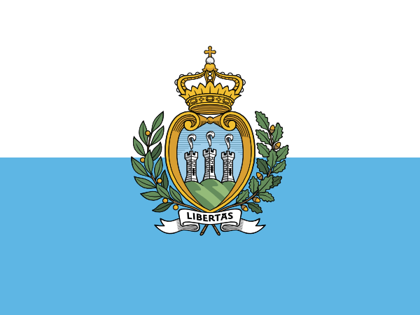 San Marino State Courtesy Flag