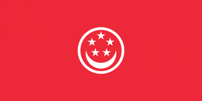 Singapore Merchant Courtesy Flag