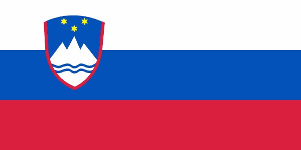 Slovenia Courtesy Flag
