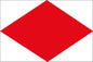 12 x 9 Code Flag F Polyester