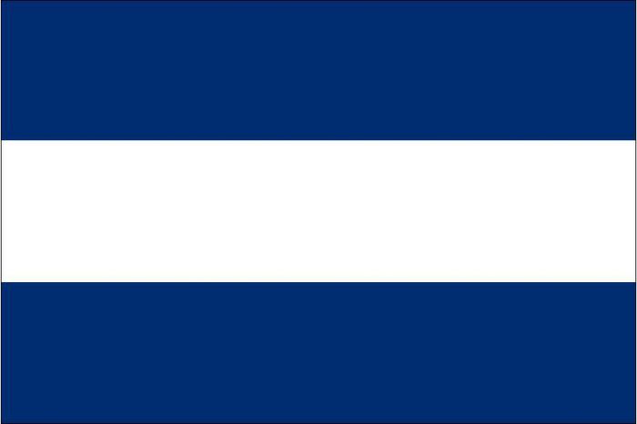 12 x 9 Code Flag J Polyester