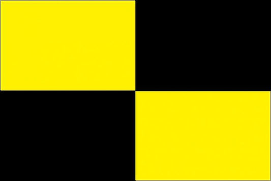 12 x 9 Code Flag L Polyester
