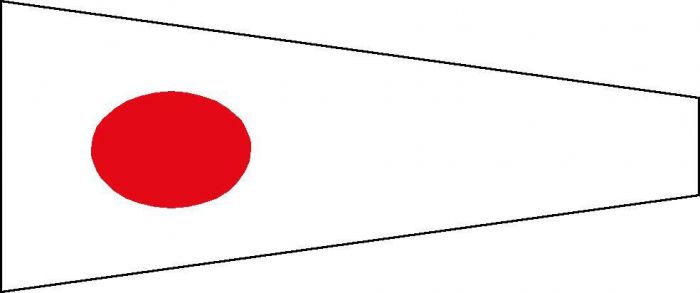 12 x 9 Code Flag No. 1 Polyester