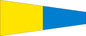 12 x 9 Code Flag No. 5 Polyester