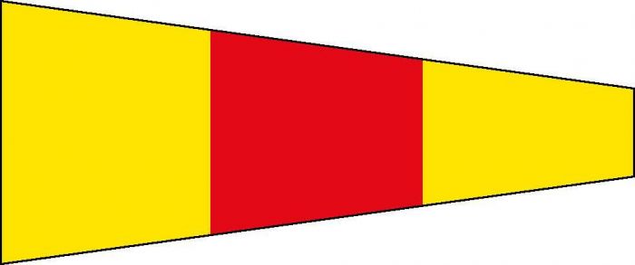 12 x 9 Code Flag No. 0 Polyester