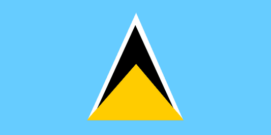 St Lucia Courtesy Flag