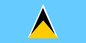 St Lucia Courtesy Flag