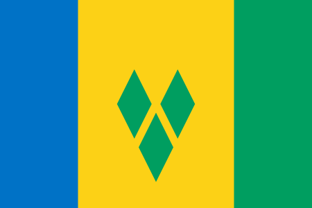 St. Vincent & Grenadines Courtesy Flag