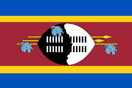 Swaziland Courtesy Flag