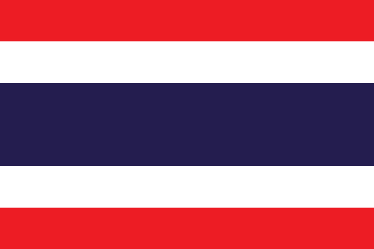 Thailand Courtesy Flag