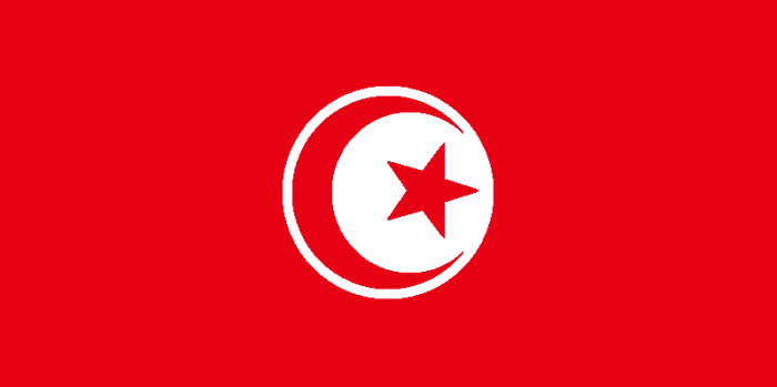 Tunisia Courtesy Flag