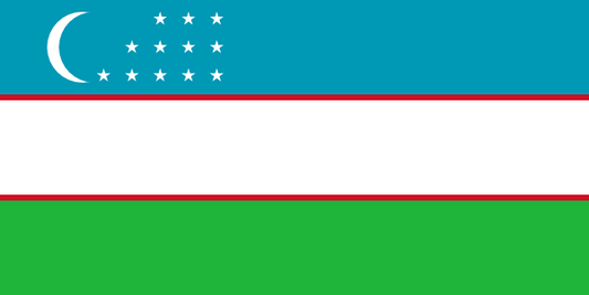 Uzbekistan Courtesy Flag