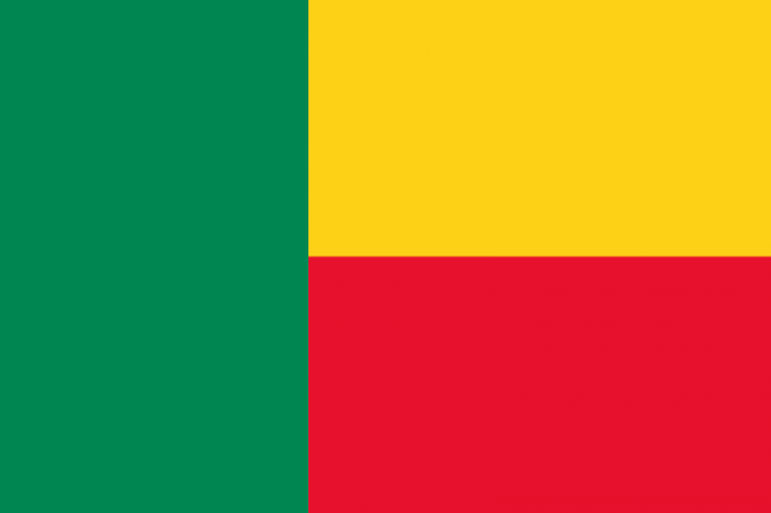 Benin Courtesy Flag