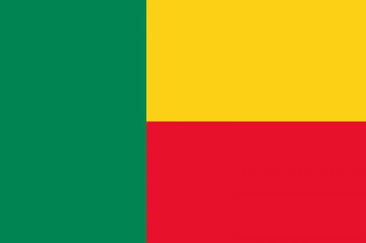 Benin Courtesy Flag