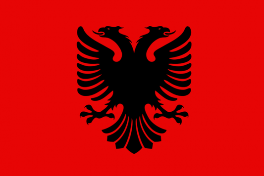 Albania Merchant Courtesy Flag