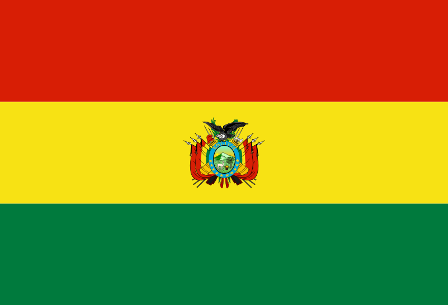 Bolivia State Courtesy Flag