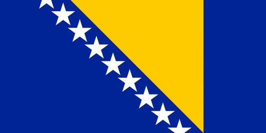Bosnia Herzegovina Courtesy Flag