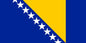 Bosnia Herzegovina Courtesy Flag