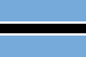 Botswana Courtesy Flag