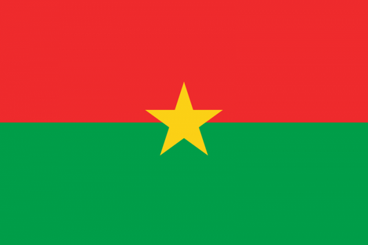 Burkina Faso Courtesy Flag