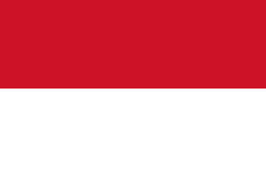 Indonesia 12 x 9 Courtesy Flag Polyester