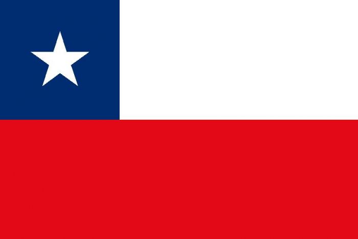 Chile 12 x 9 Courtesy Flag Polyester