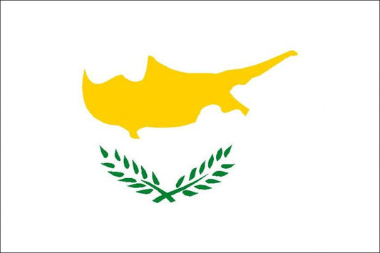 Cyprus 12 x 9 Courtesy Flag Polyester
