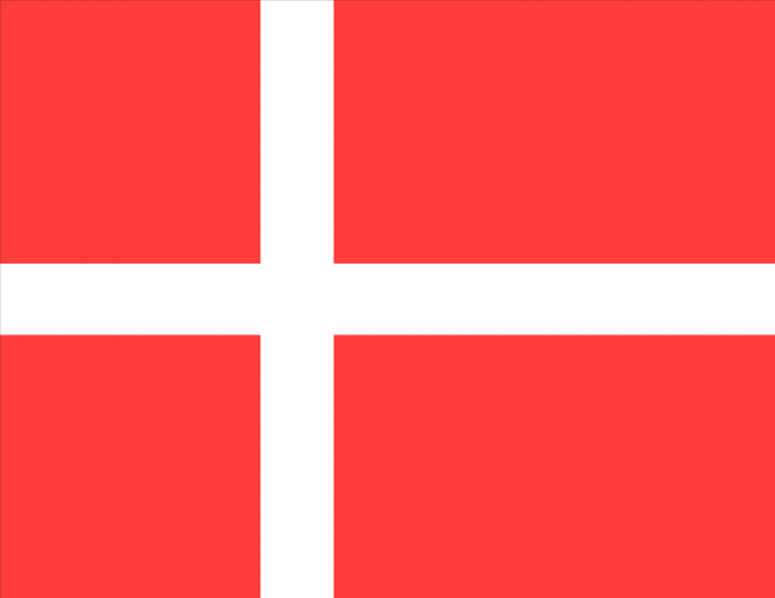 Denmark 12 x 9 Courtesy Flag Polyester