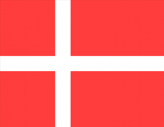 Denmark 12 x 9 Courtesy Flag Polyester