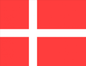 Denmark 12 x 9 Courtesy Flag Polyester