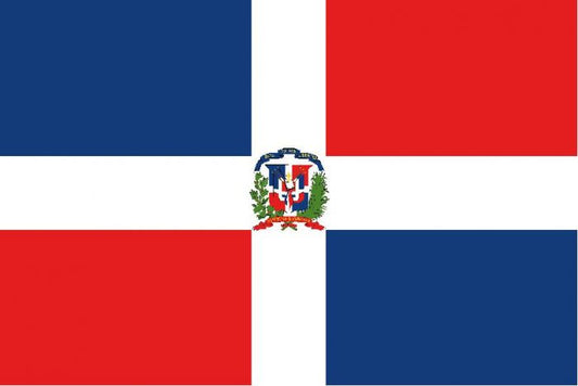 Dominican Republic 12 x 9 Courtesy Flag Polyester