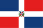 Dominican Republic 12 x 9 Courtesy Flag Polyester