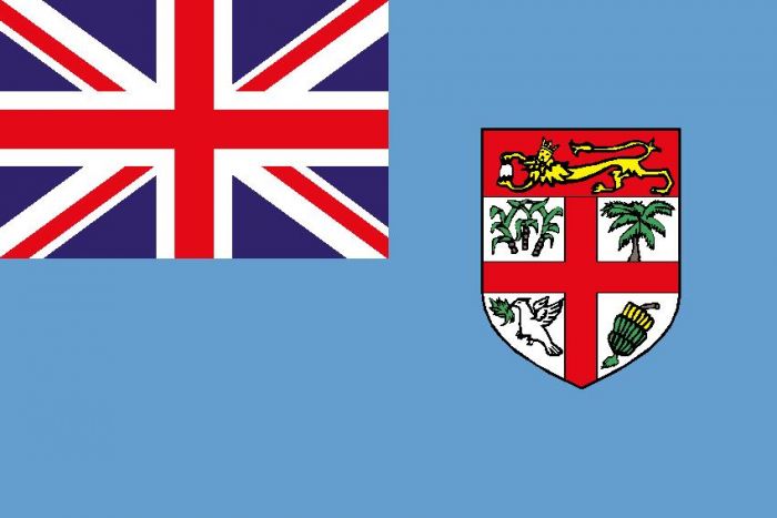 Fiji 12 x 9 Courtesy Flag Polyester