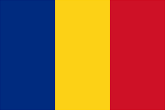Romania 12 x 9 Courtesy Flag Polyester