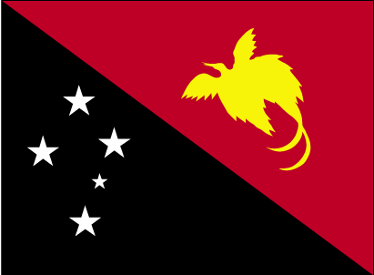 Papua New Guinea 12 x 9 Courtesy Flag Polyester