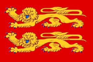 Normandy 12 x 9 Courtesy Flag Polyester