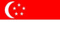 Singapore 12 x 9 Courtesy Flag Polyester
