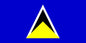 St.Lucia 12 x 9 Courtesy Flag Polyester