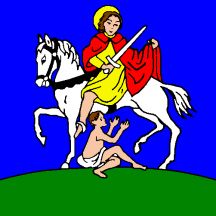 St.Martin 12 x 9 Courtesy Flag Polyester