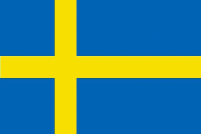 Sweden 12 X 9 Courtesy Flag Polyester