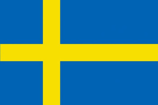 Sweden 12 X 9 Courtesy Flag Polyester