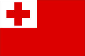 Tonga 12 x 9 Courtesy Flag Polyester