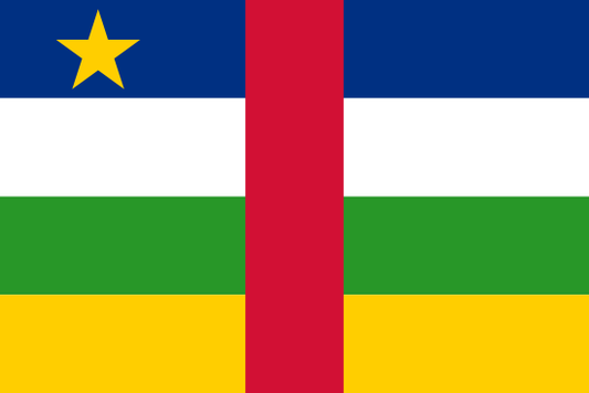 Central African Republic Courtesy Flag