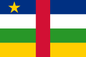 Central African Republic Courtesy Flag