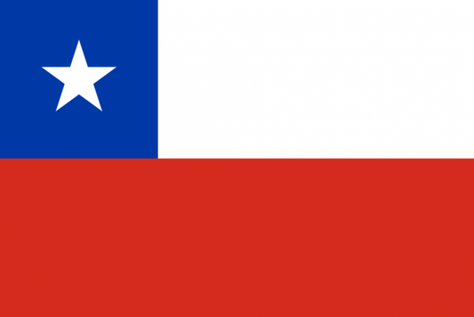 Chile Courtesy Flag