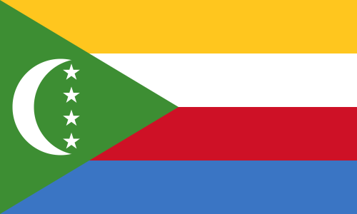 Comoro Islands Courtesy Flag