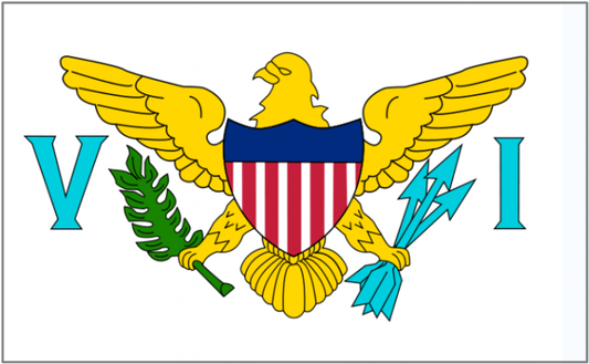 American Virgin Islands Courtesy Flag